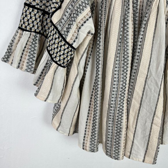 Free People Running On A Dream Top Embroidered Size Large L GUC L2537 - Picture 13 of 16